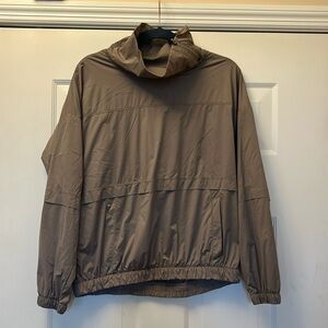 Athleta Mortar Mushroom Run With It Half Zip Pullover